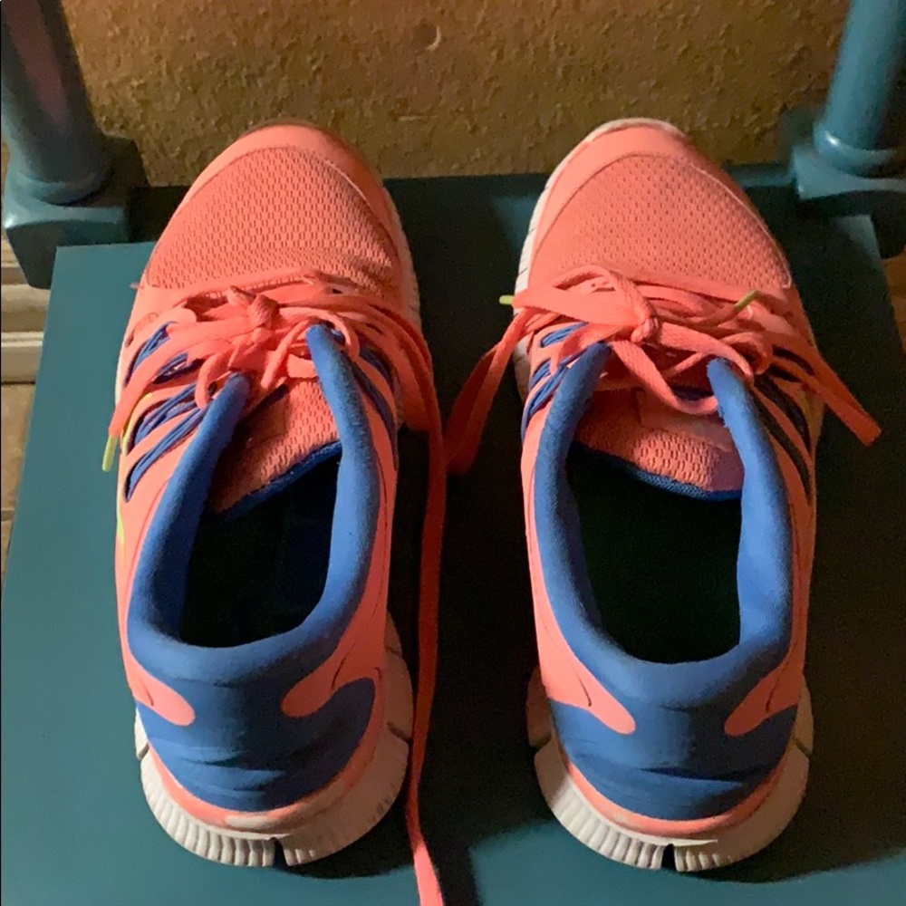 Neon Nike sneakers